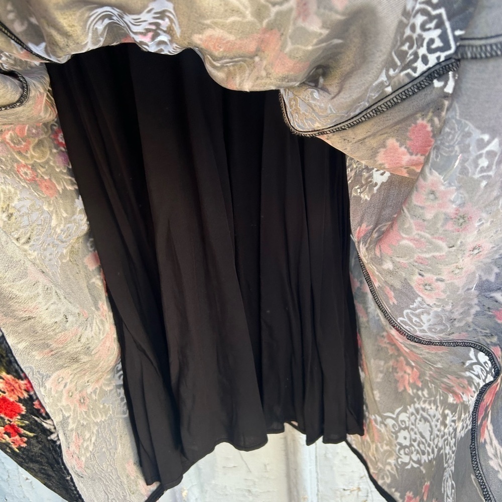 Anthropologie Eri + Ali Floral Burnout Slip Dress, size 4 - Picture 12 of 16